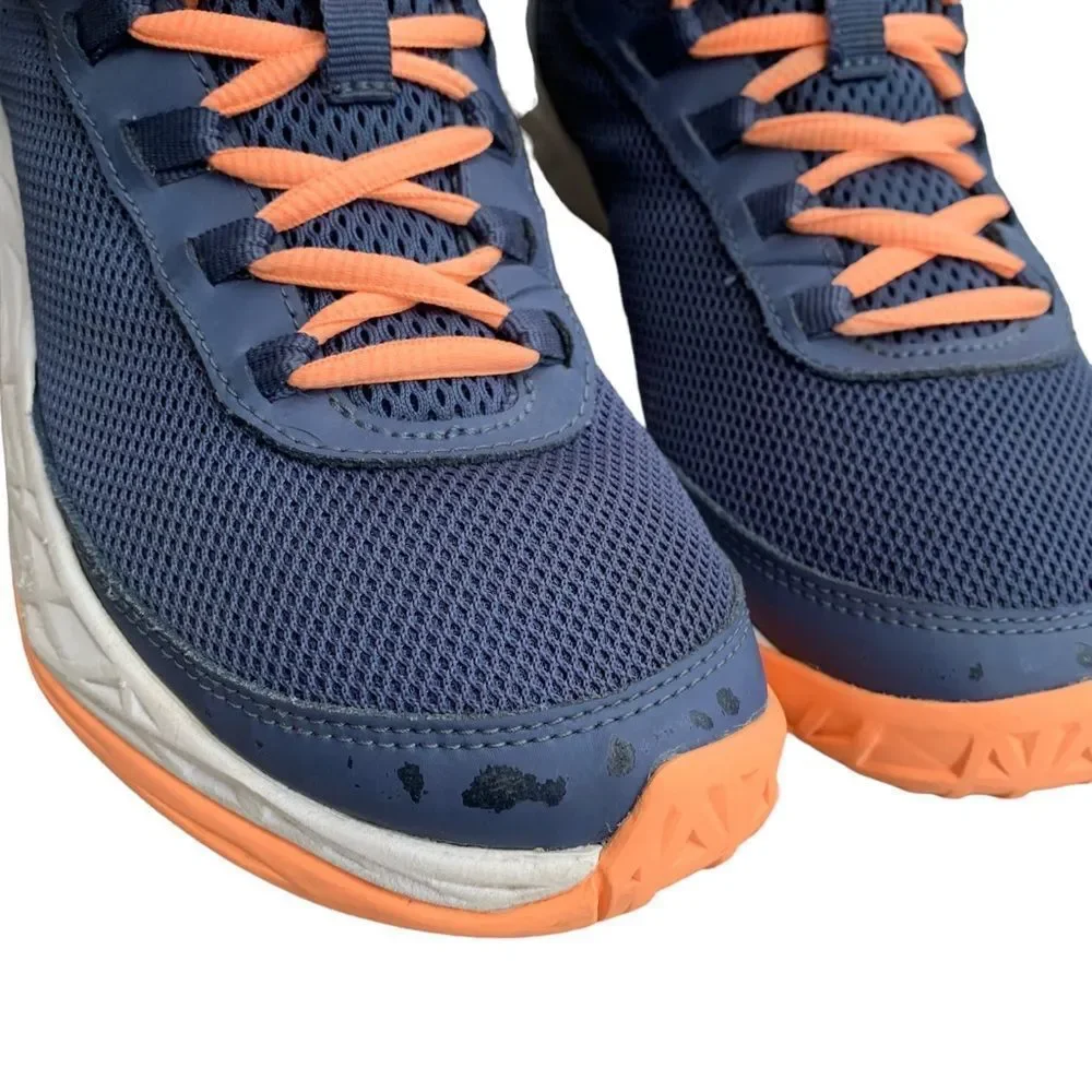 Under Armour Youth Utility Blue Orange Jet Basketball Shoes Sneakers Size 6